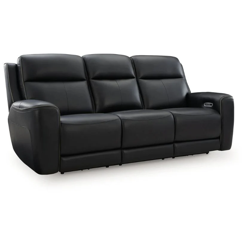 5Z-Comfort - Relaxation - Onyx - Power Recline Sofa With Adjustable Headrest