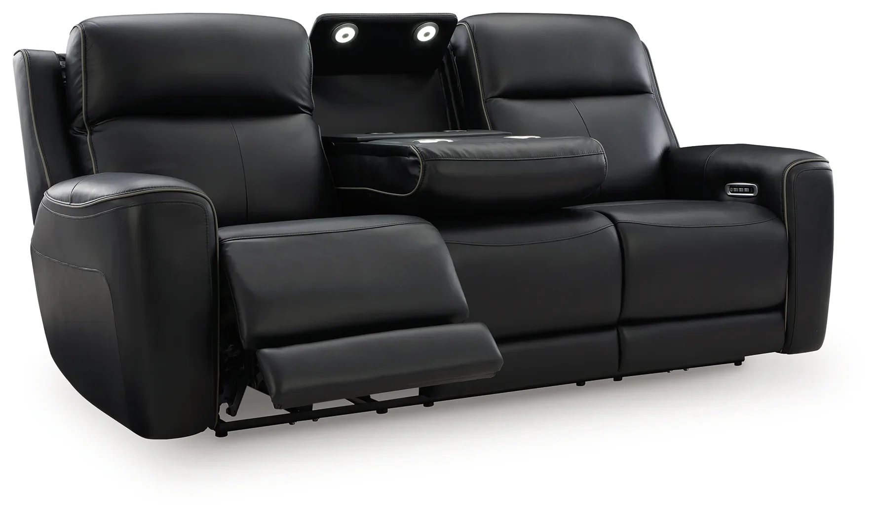 5Z-Comfort - Relaxation - Onyx - Power Recline Sofa With Adjustable Headrest - Image 3