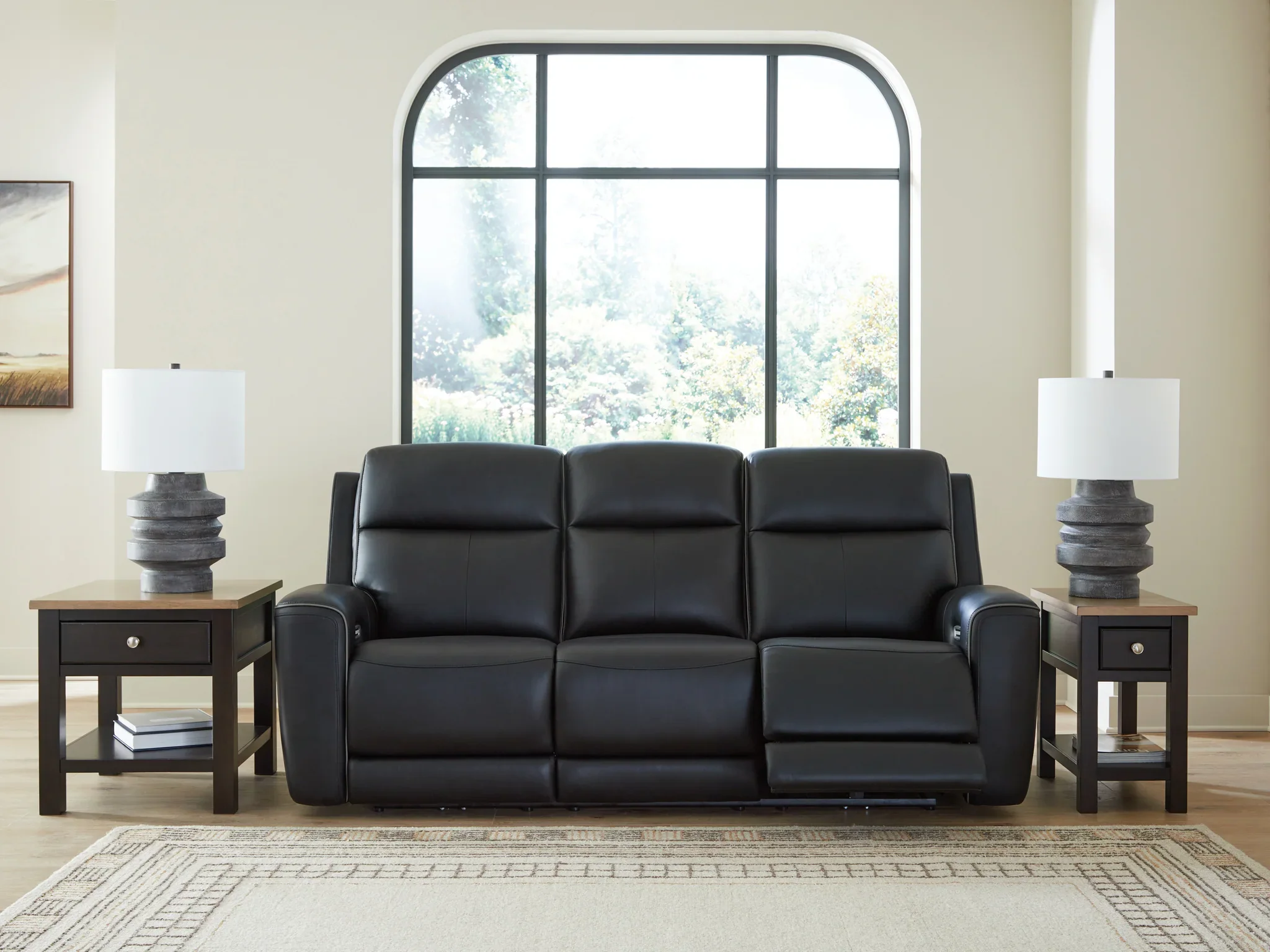 5Z-Comfort - Relaxation - Onyx - Power Recline Sofa With Adjustable Headrest - Image 7