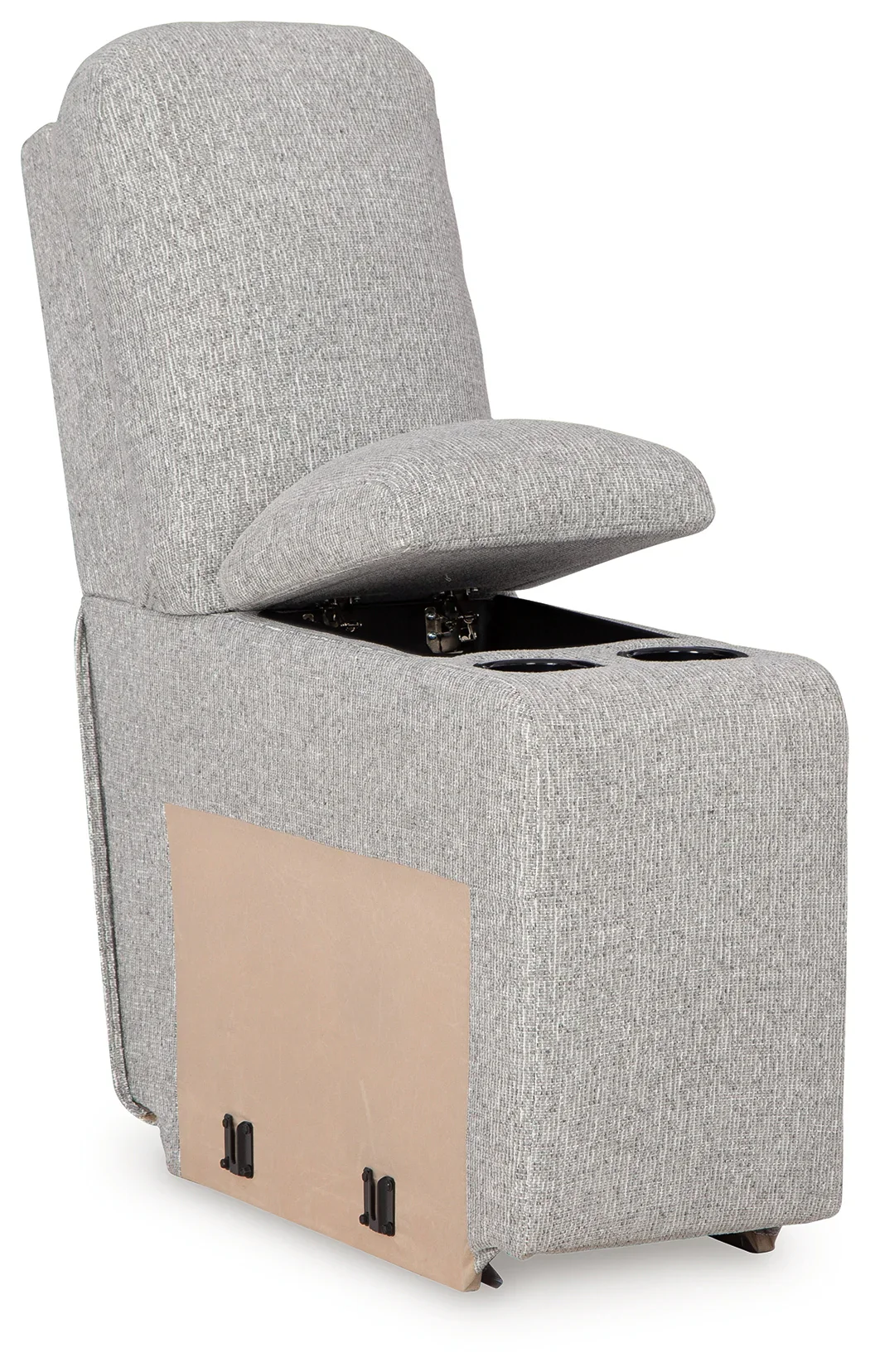 Acklen Place - 7-Piece Power Sectional Reclining Sofa With Storage Console - Pewter - Image 14