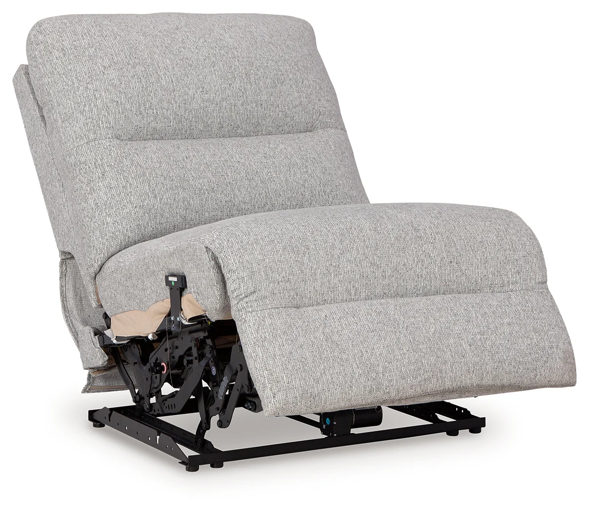 Acklen Place - 7-Piece Power Sectional Reclining Sofa With Storage Console - Pewter - Image 6