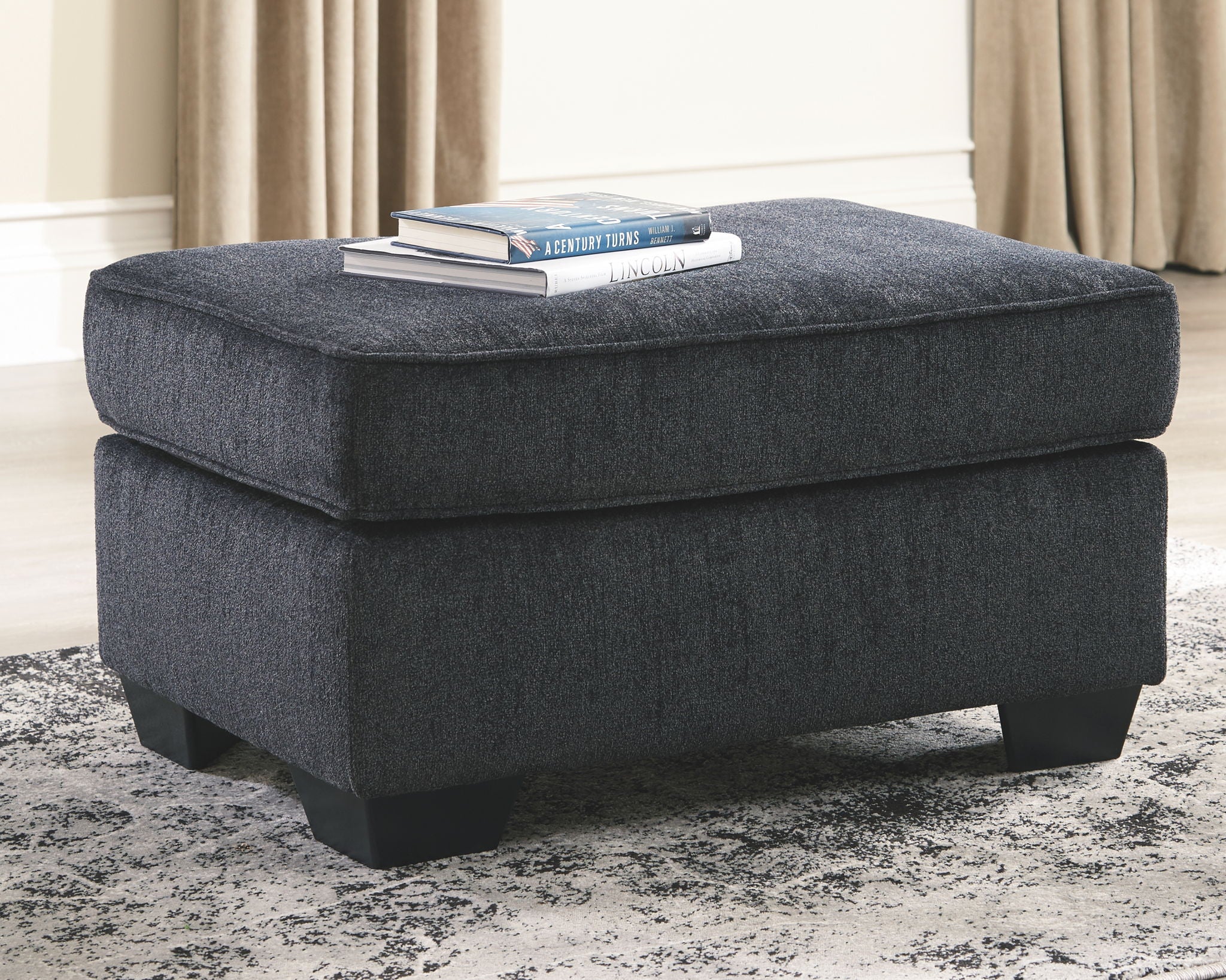 Altari - Dark Gray - Ottoman - Image 2