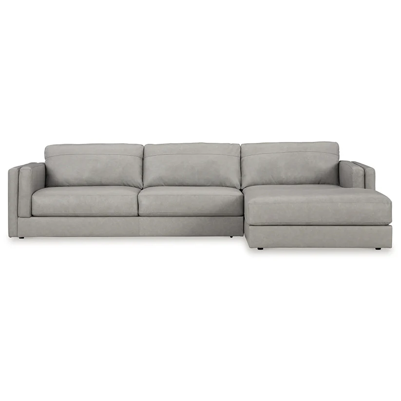 Amiata - Glacier - 2-Piece Sectional With Raf Corner Chaise