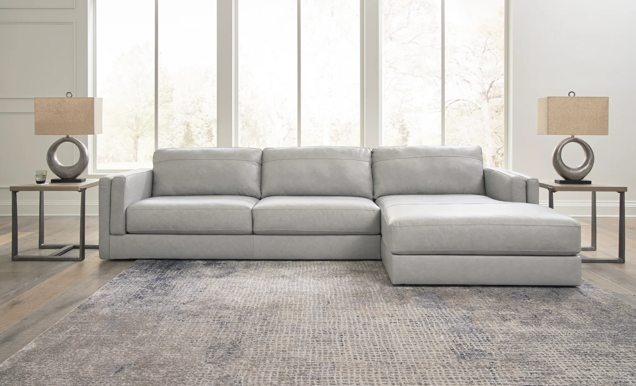 Amiata - Glacier - 2-Piece Sectional With Raf Corner Chaise - Image 2