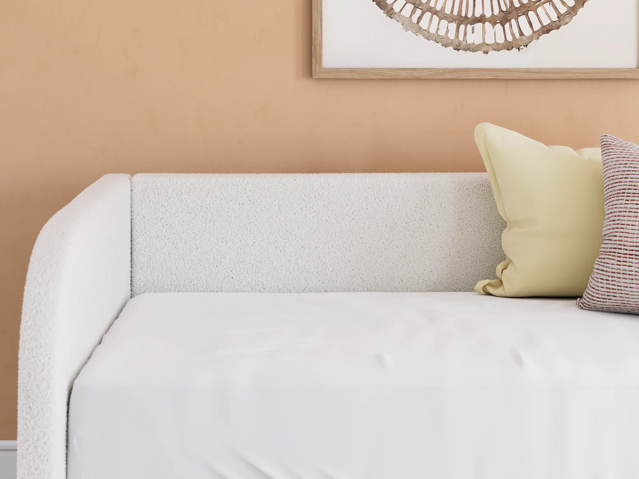 Arloster - Tan / White - Twin Upholstered Day Bed With Storage - Image 10