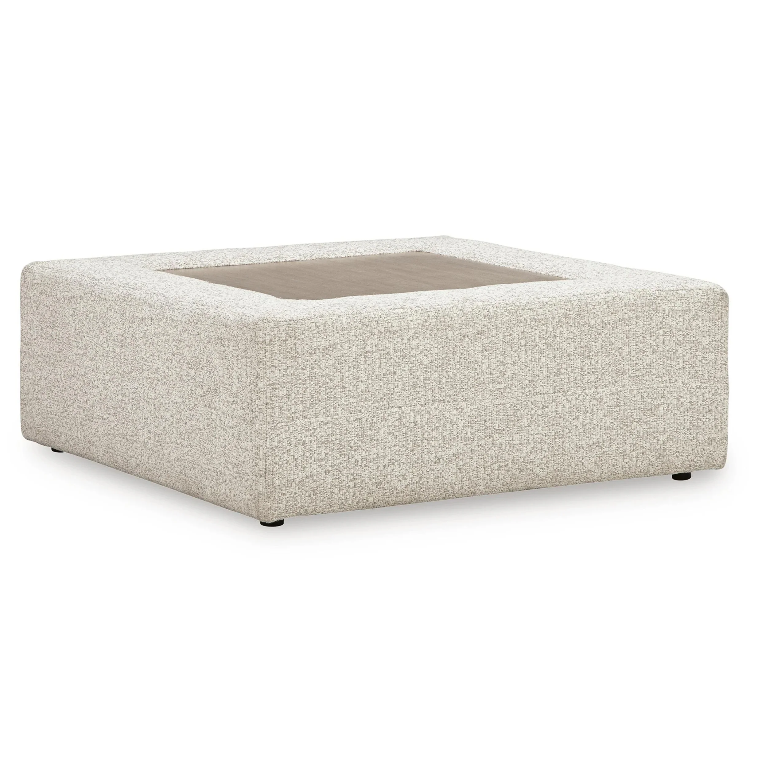 Ashbourne Estate - Oversized Accent Ottoman - Snowstone