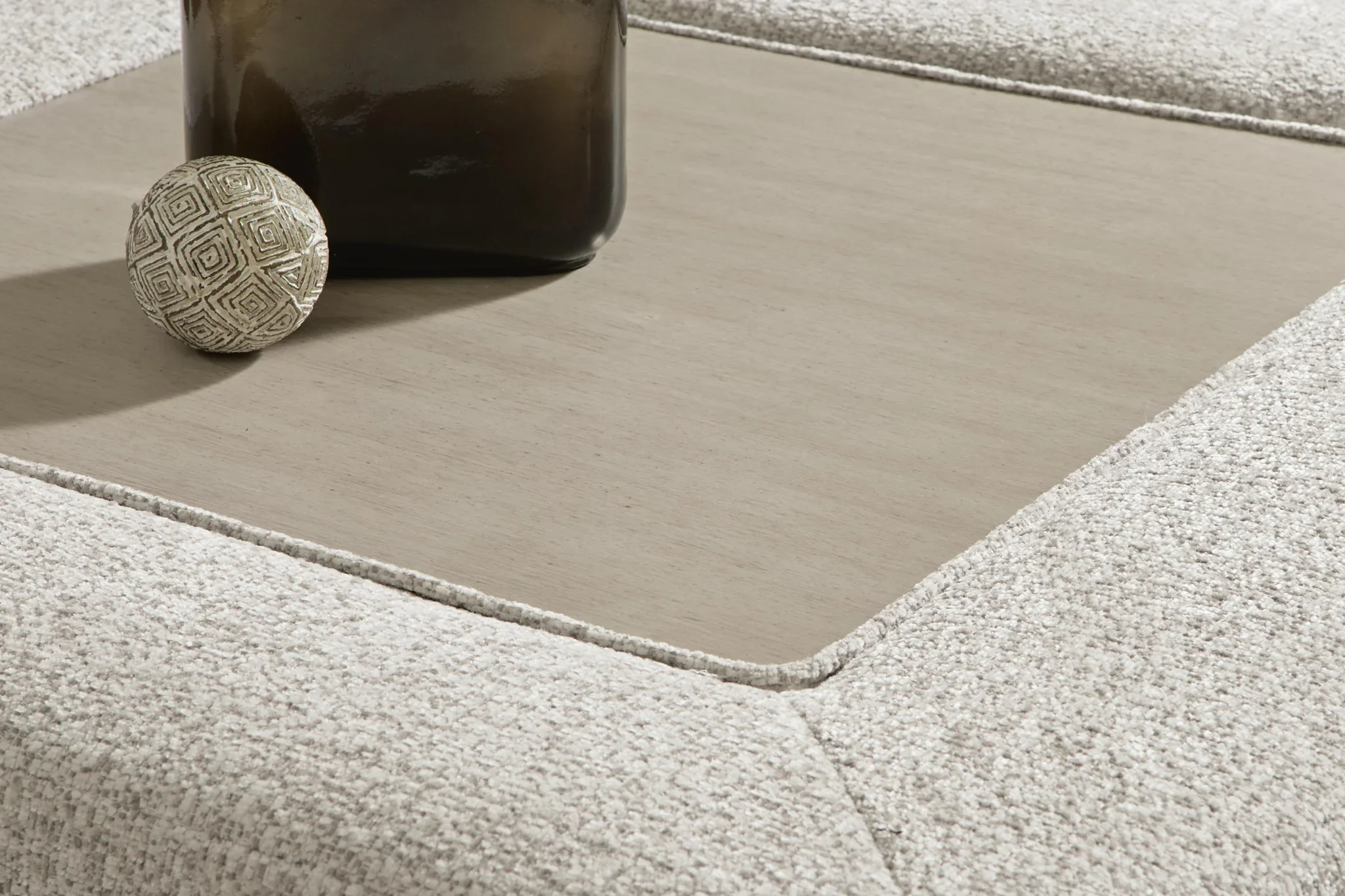 Ashbourne Estate - Oversized Accent Ottoman - Snowstone - Image 4