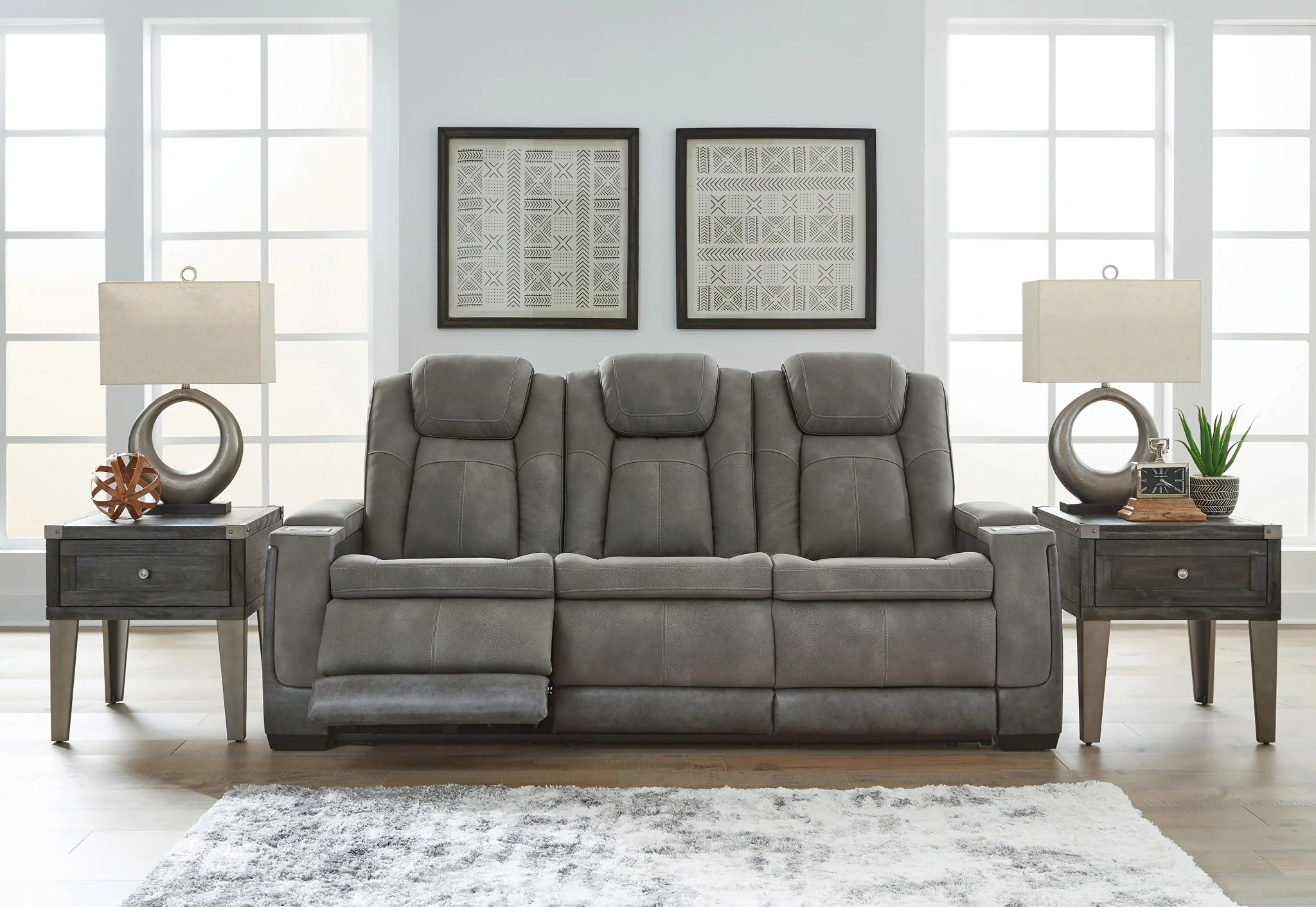 Next-gen - Slate - Pwr Rec Sofa With Adj Headrest - Image 5