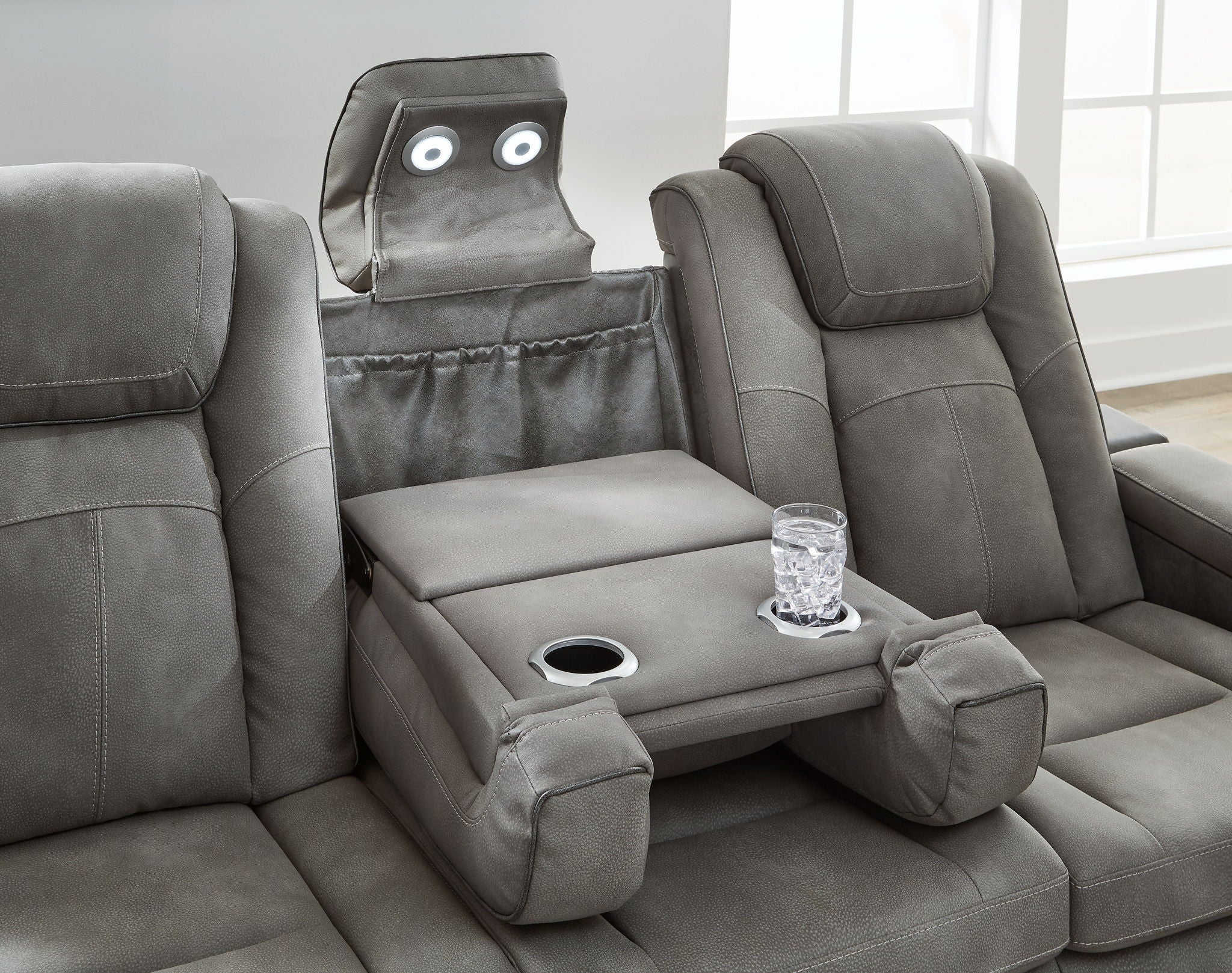 Next-gen - Slate - Pwr Rec Sofa With Adj Headrest - Image 6