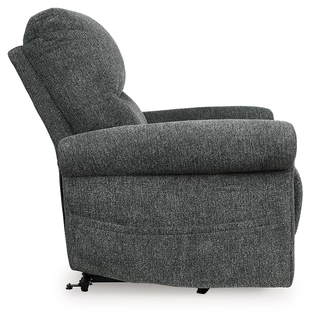 Aureta - Charcoal - Power Lift Recliner - Image 7