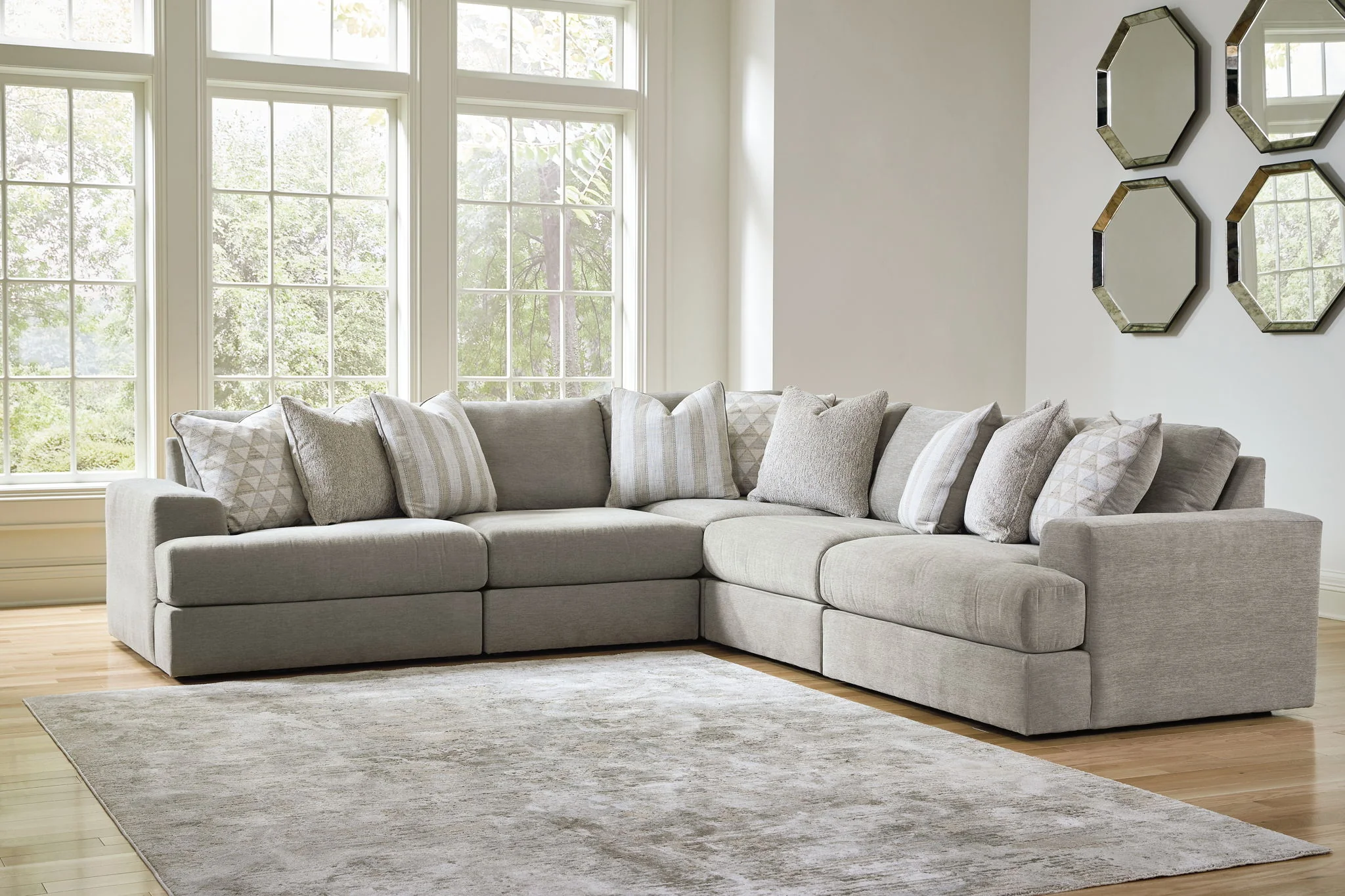 Avaliyah - Ash - 5-Piece Sectional - Image 2