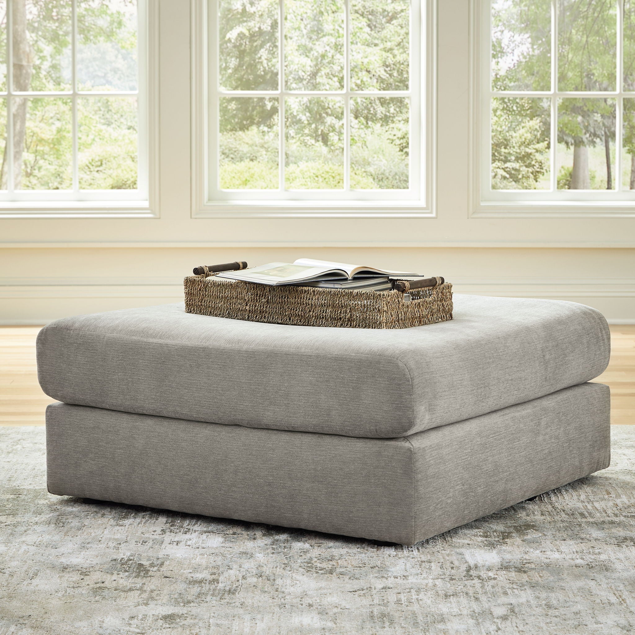 Avaliyah - Ash - Oversized Accent Ottoman - Image 2