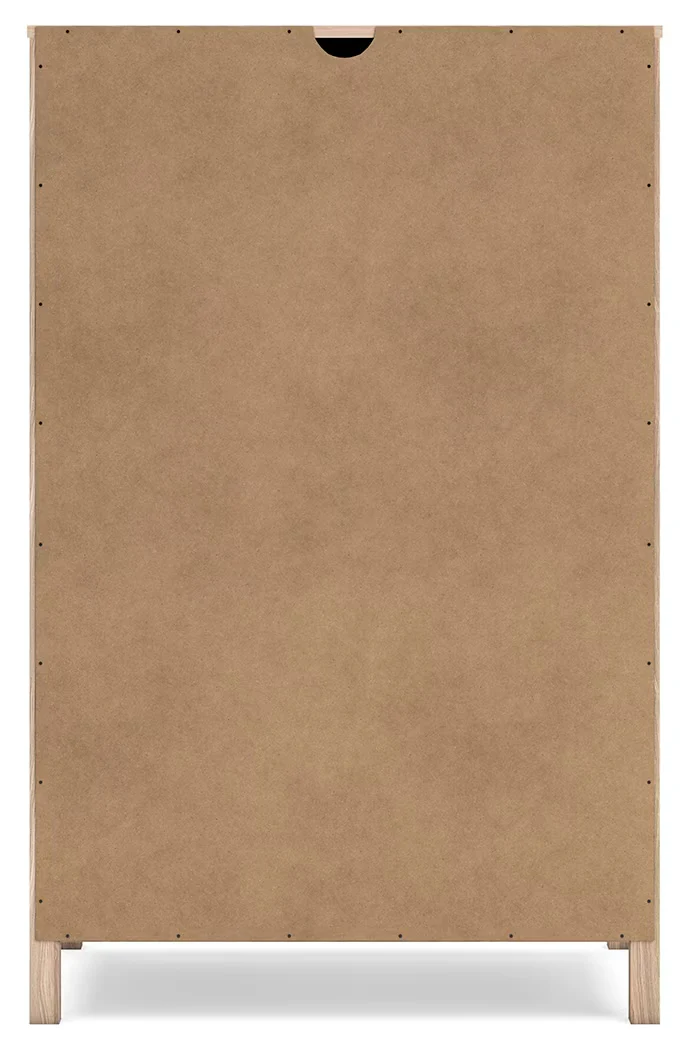 Battelle - Tan - Five Drawer Chest - Image 6