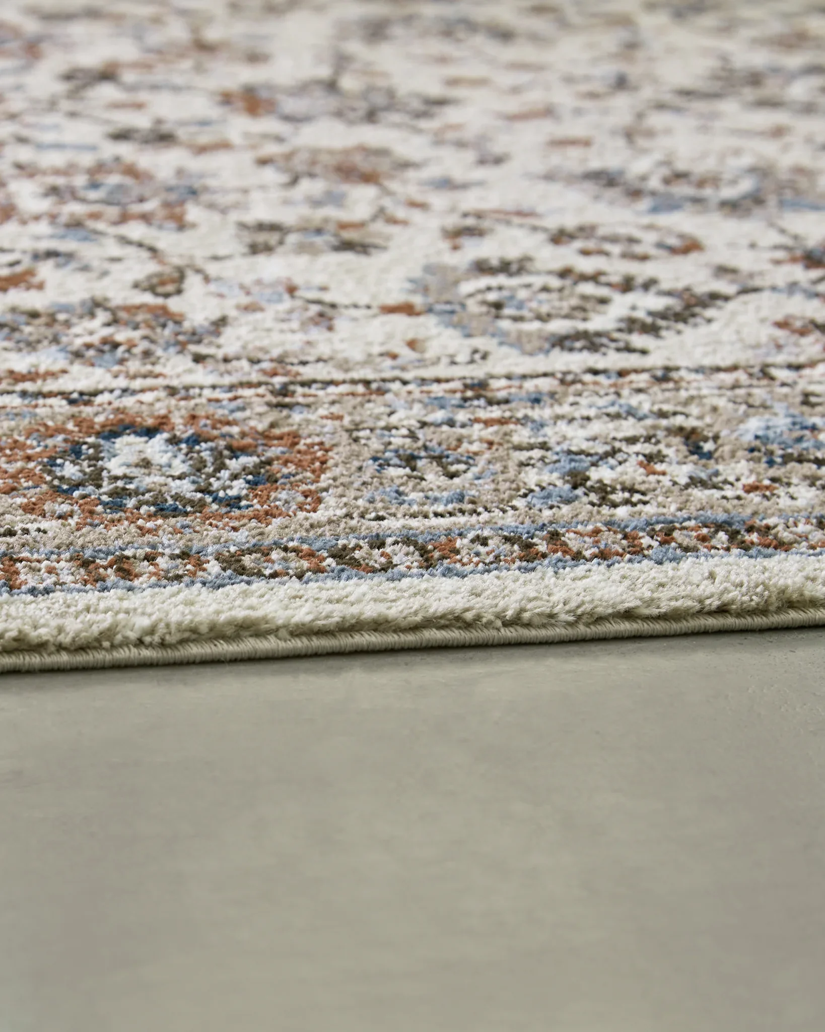 Beritham - Blue / Brown / Beige - Large Rug - 8' x 10' - Image 3