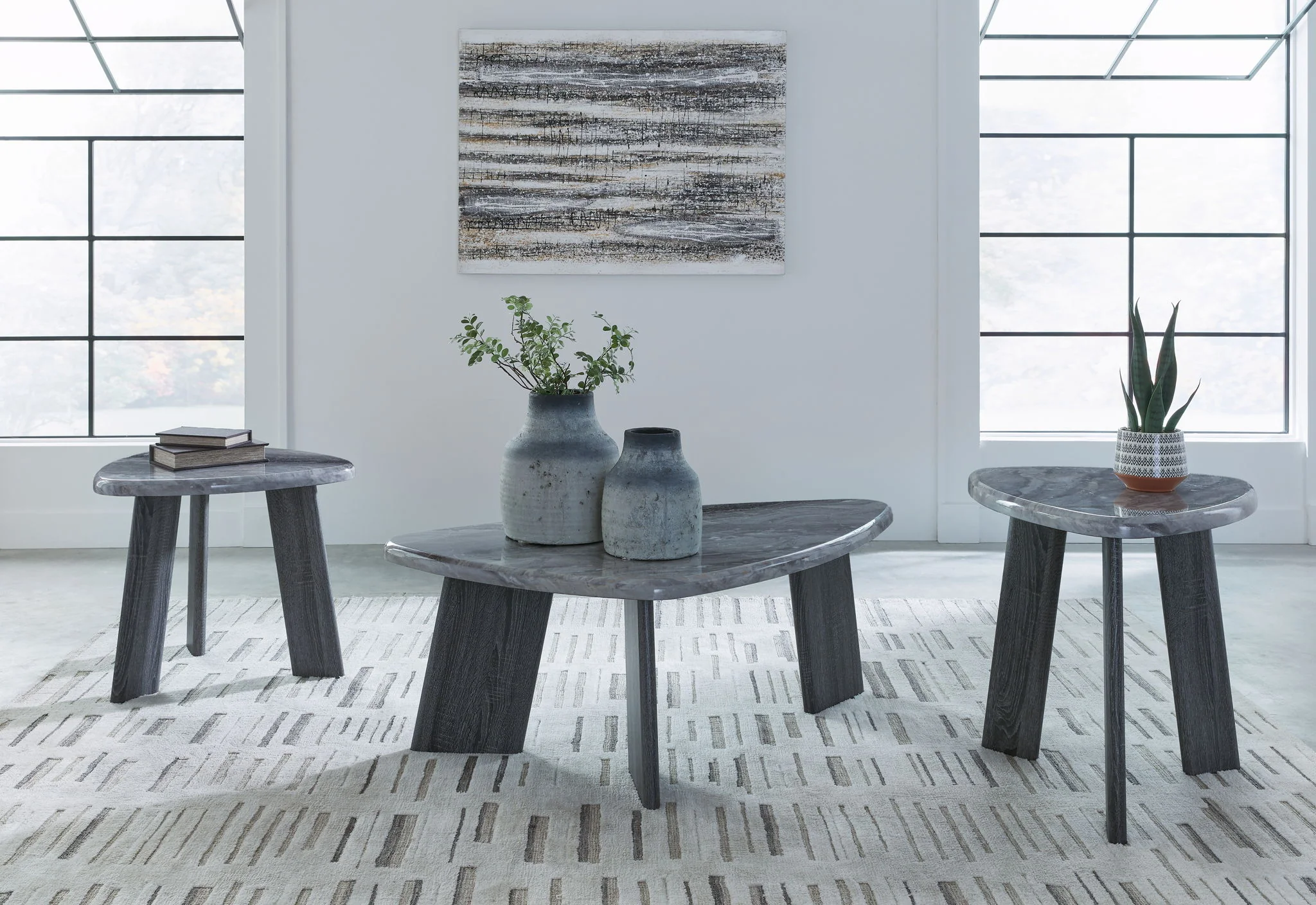 Bluebond - Gray - Occasional Table Set (Set of 3) - Image 2