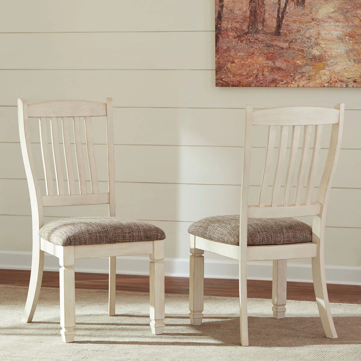 Bolanburg - Beige - 5 Pc. - Dining Room Table, 2 Side Chairs, Bench (2) - Image 3