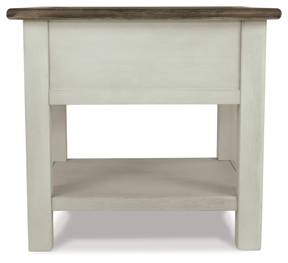 Bolanburg - White / Brown / Beige - Chair Side End Table - Door - Image 11