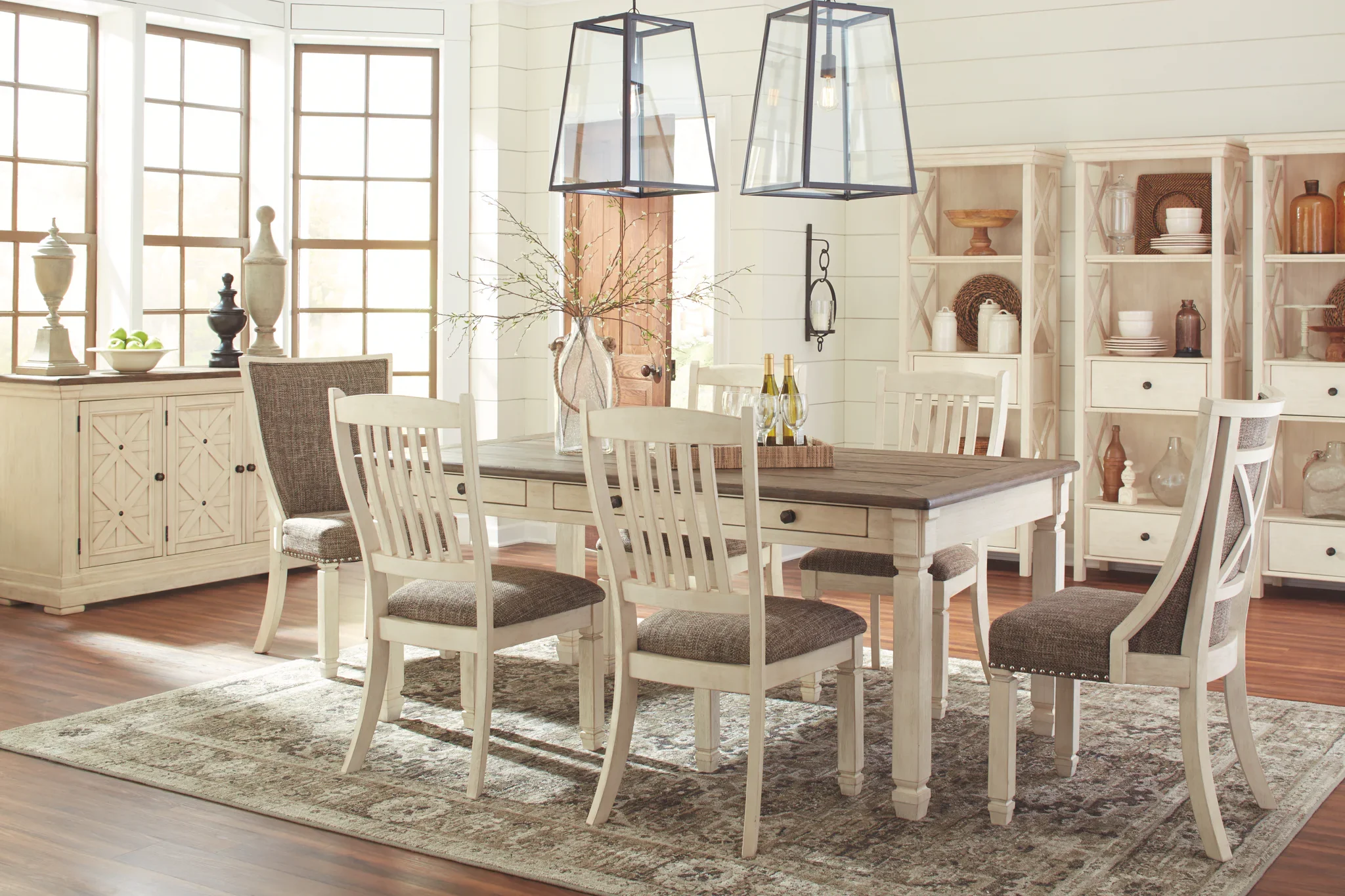 Bolanburg - Brown / Beige - Dining Uph Side Chair (Set of 2) - Lattice Back - Image 6