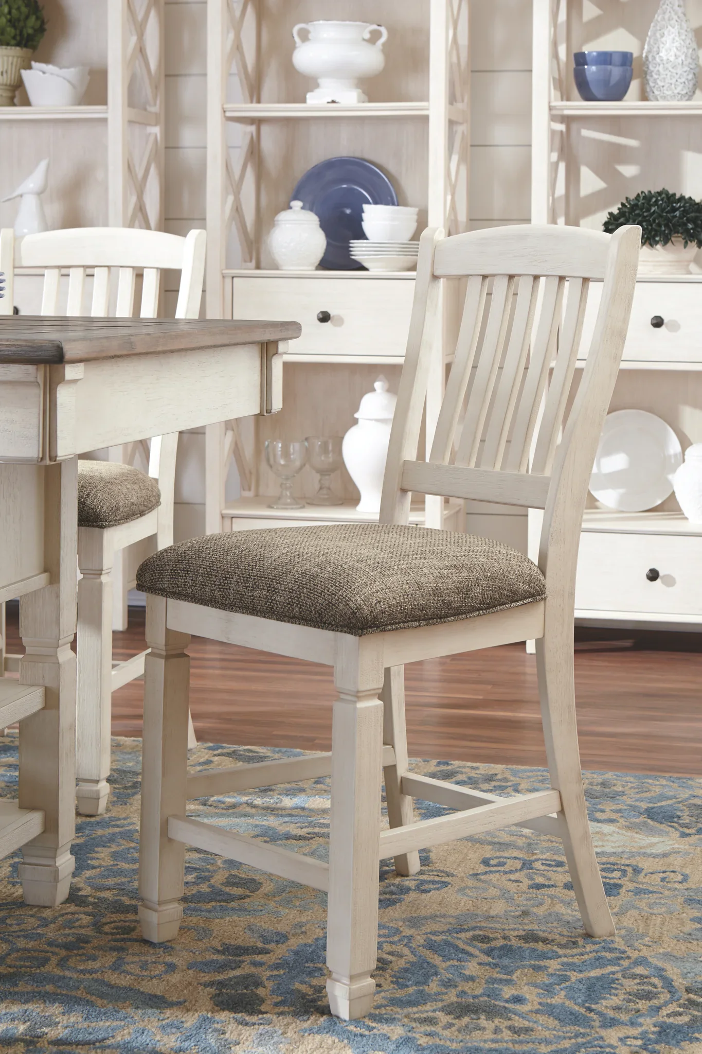 Bolanburg - Beige - Upholstered Barstool (Set of 2) - Image 6