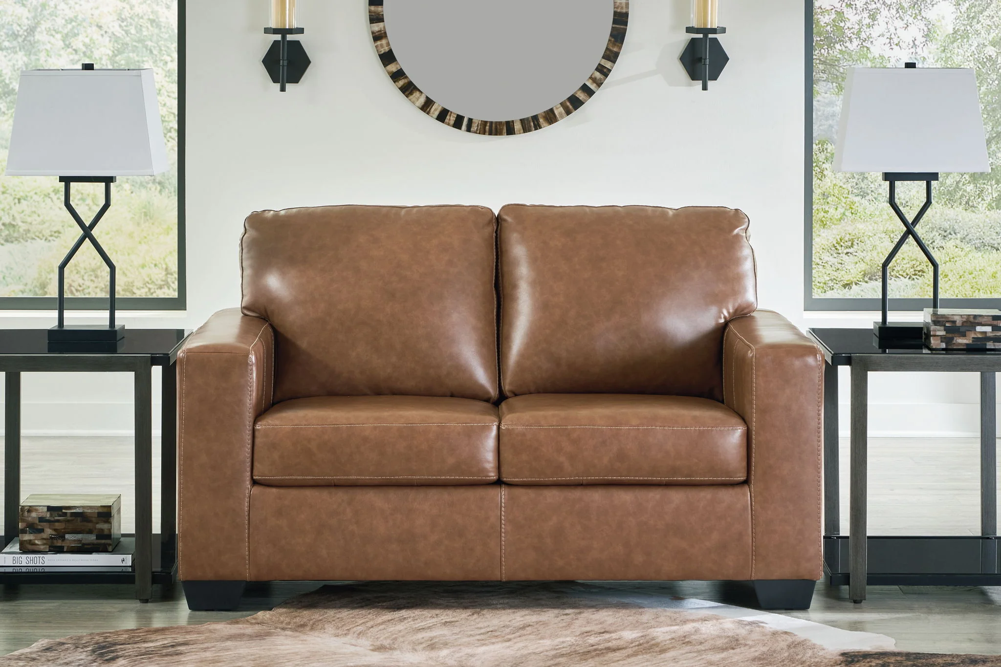 Bolsena - Caramel - Loveseat - Image 2