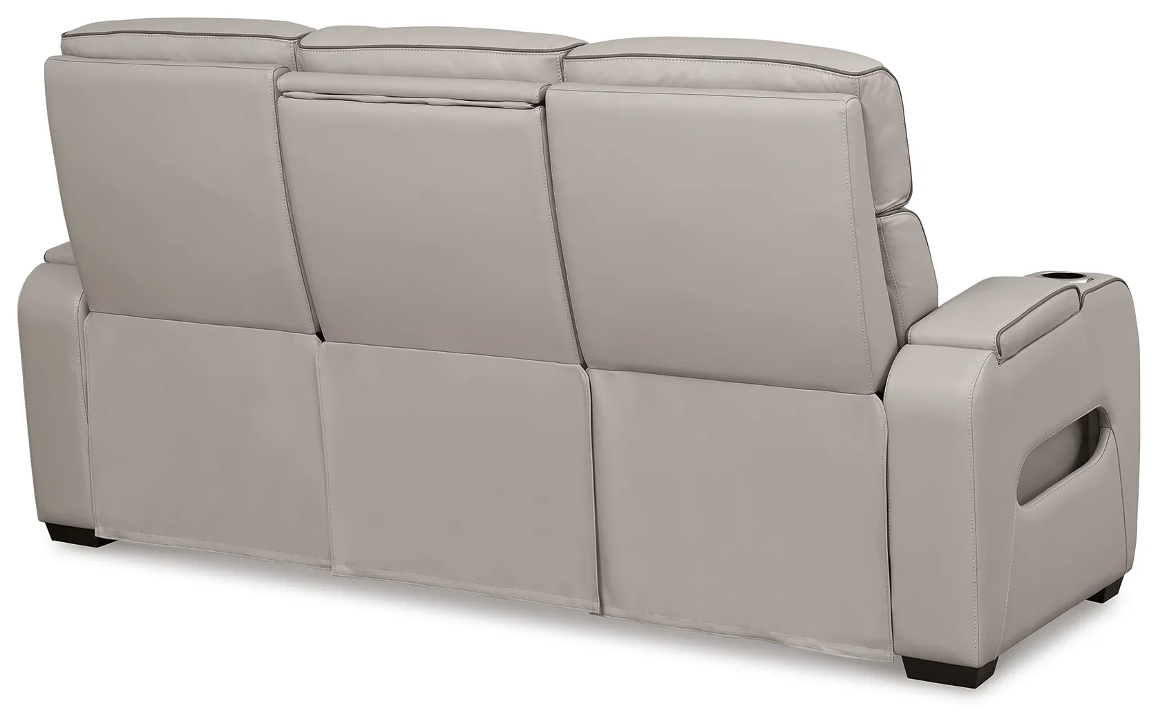 Boyington - Gray - Power Reclining Sofa With Adj Headrest - Image 5