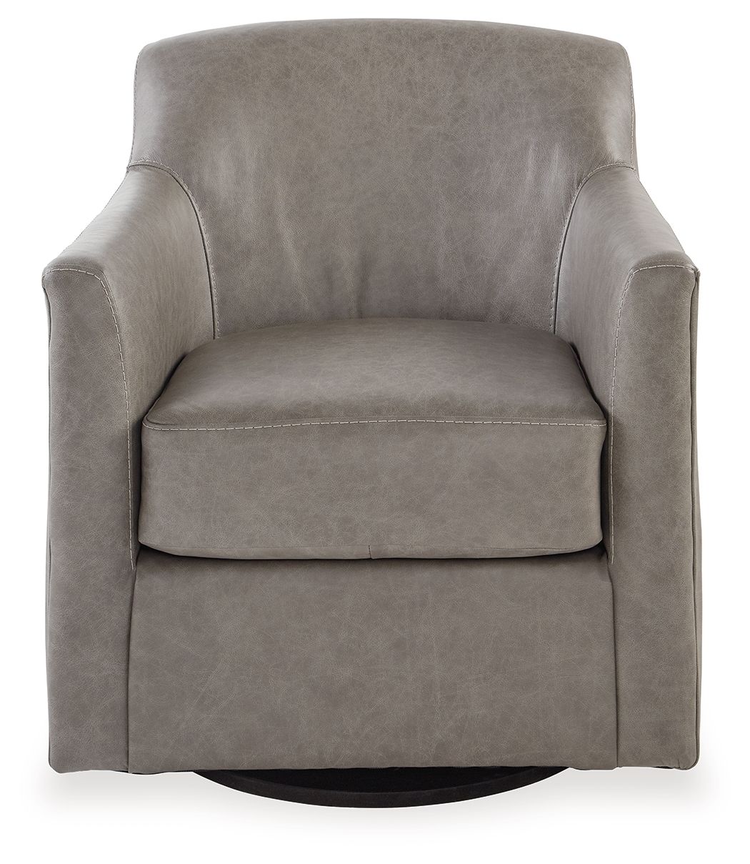 Bradney - Fossil - Swivel Accent Chair - Image 3