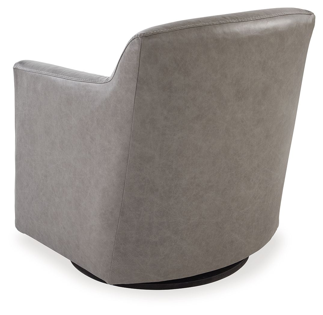 Bradney - Fossil - Swivel Accent Chair - Image 5
