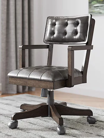 Breckington - Dark Brown - Home Office Desk Chair