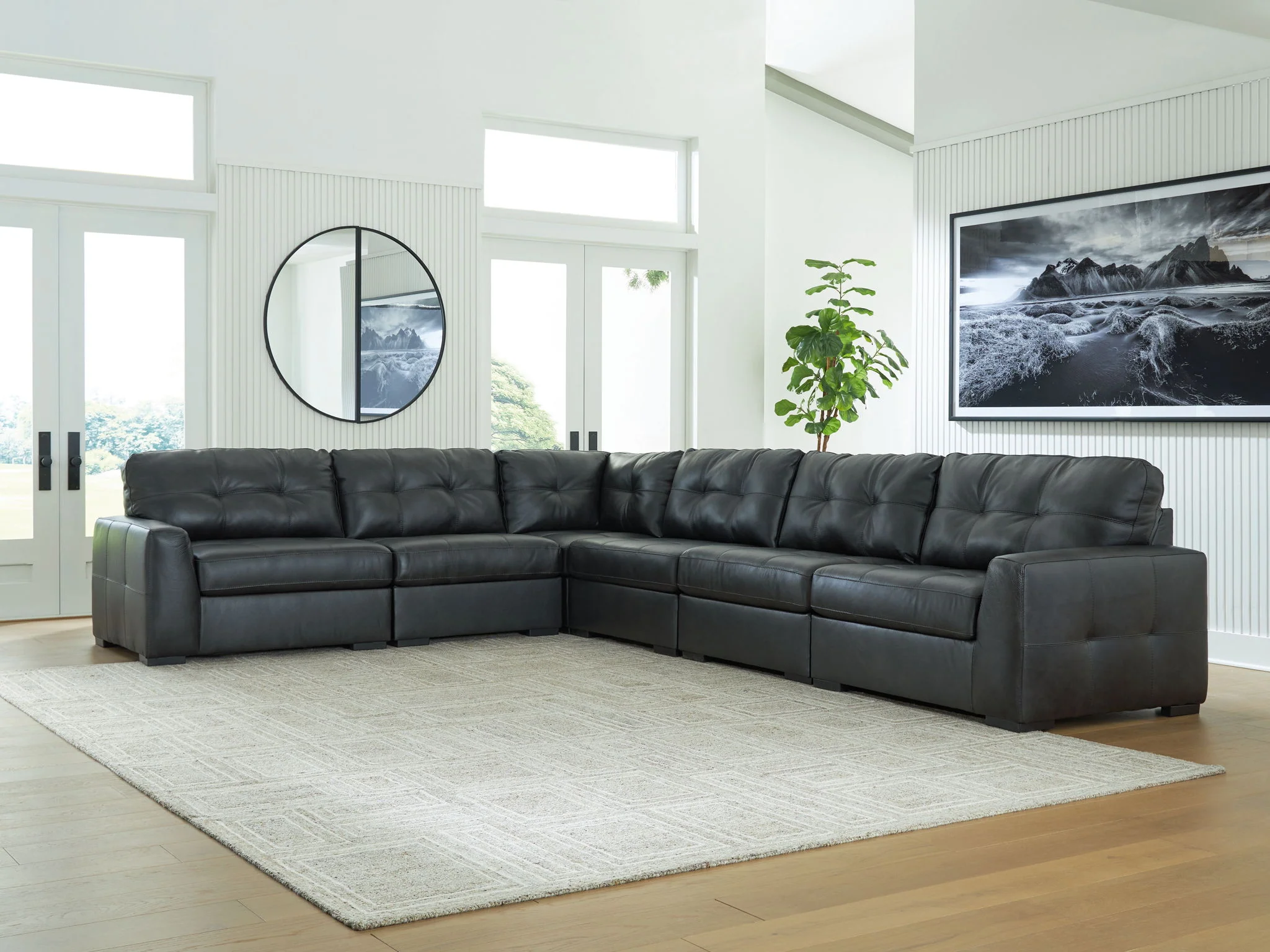 Brindley Pier - Fog - 6-Piece Sectional - Image 2