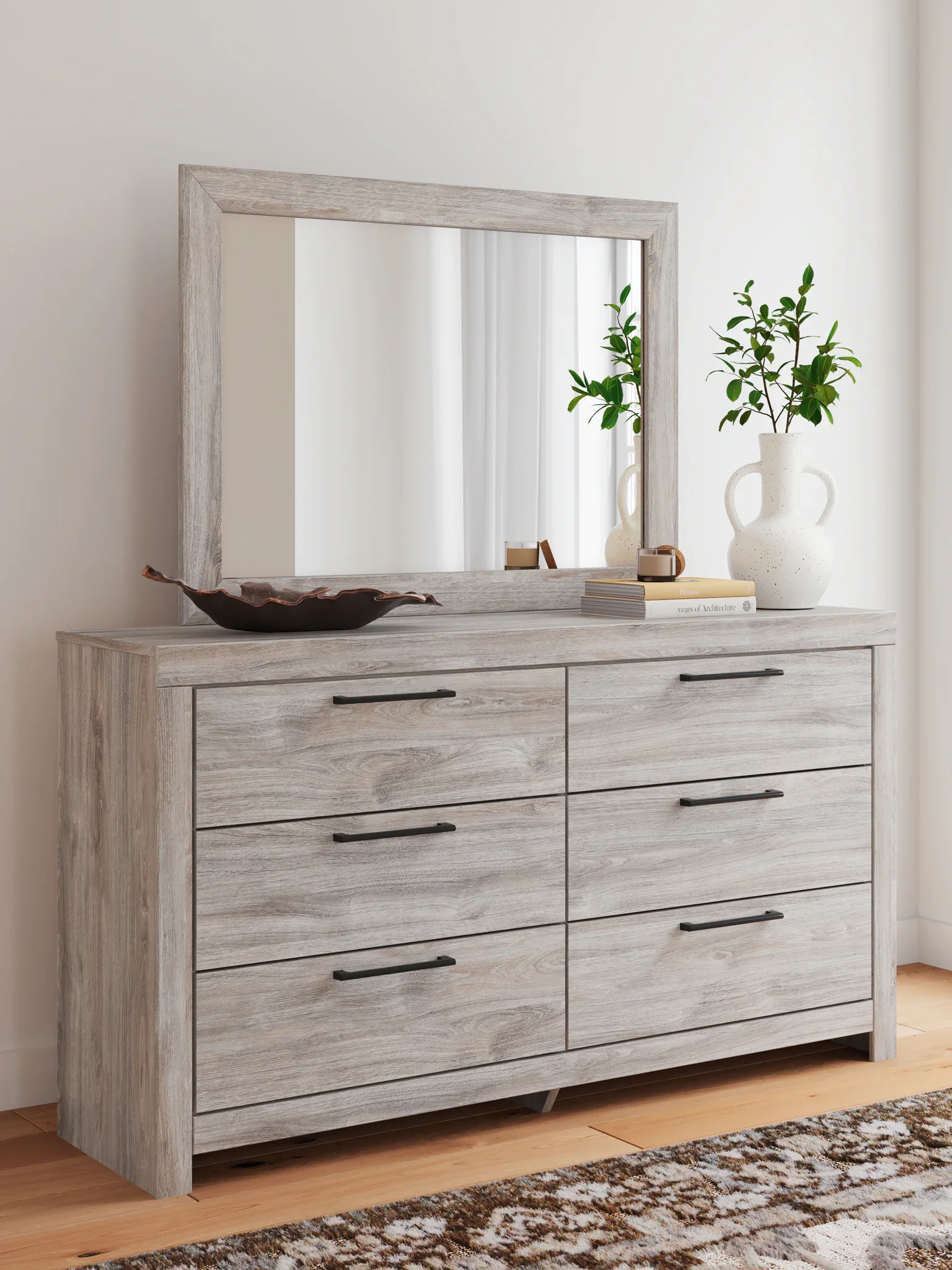 Broachmyn - Dresser And Mirror - Gray - Image 2