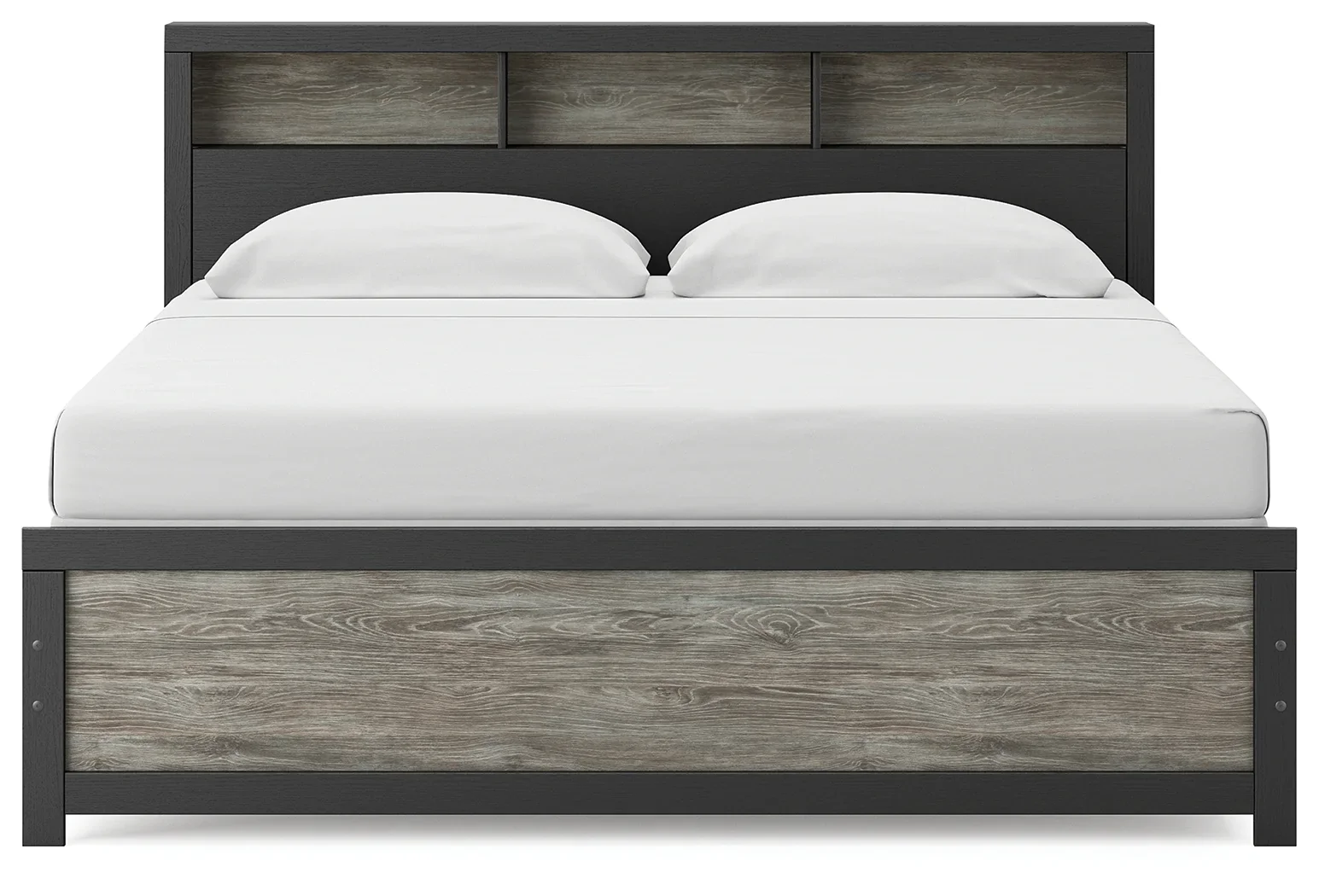 Broachmyn - King Bookcase Bed - Black / Gray - Image 3