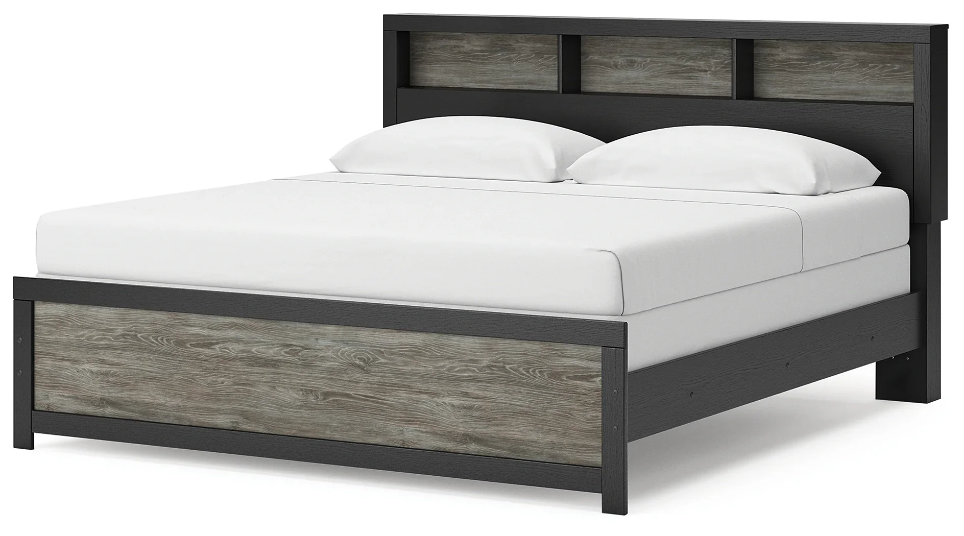 Broachmyn - King Bookcase Bed - Black / Gray - Image 4