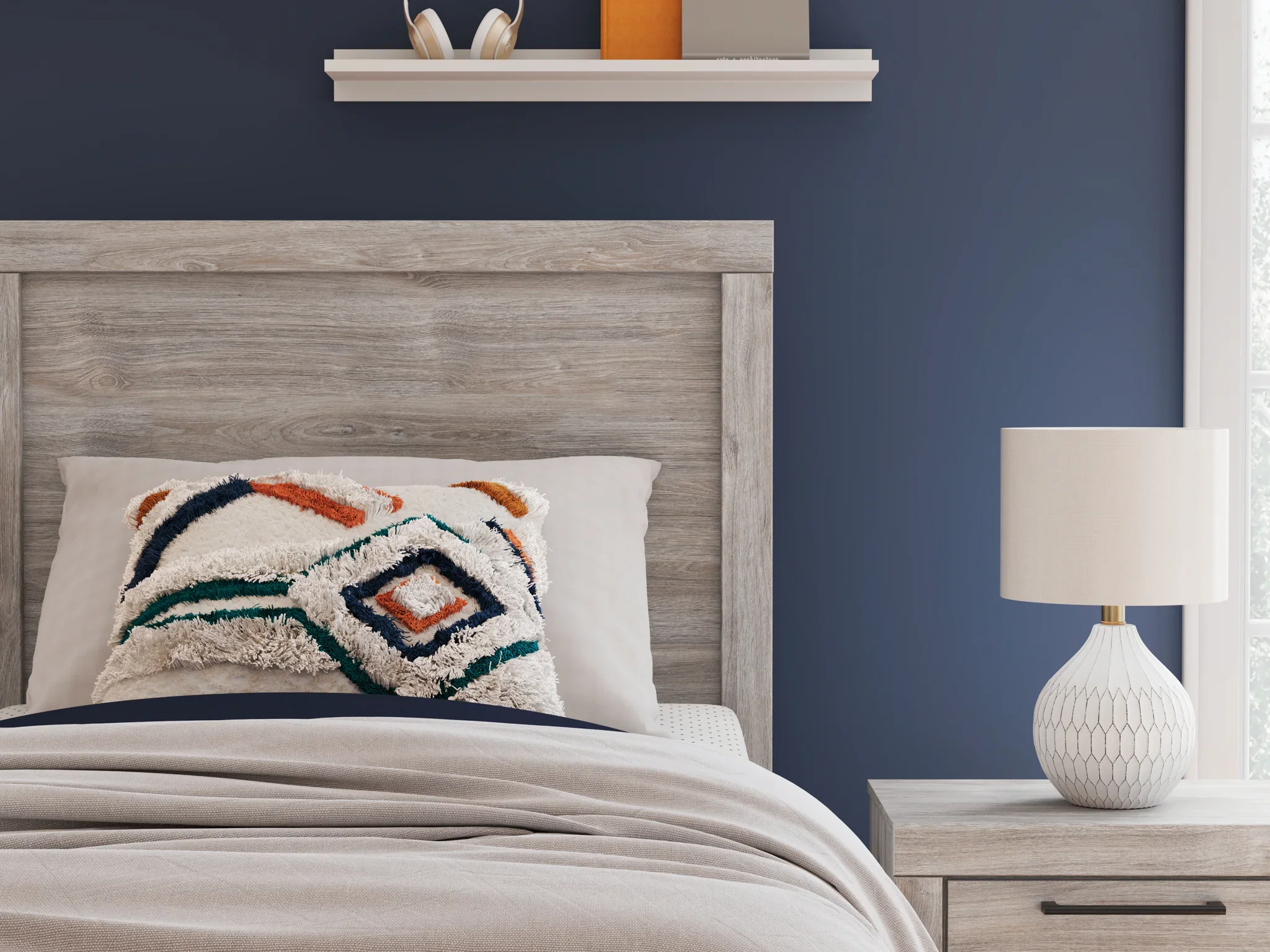 Broachmyn - Twin Panel Bed - Gray - Image 9