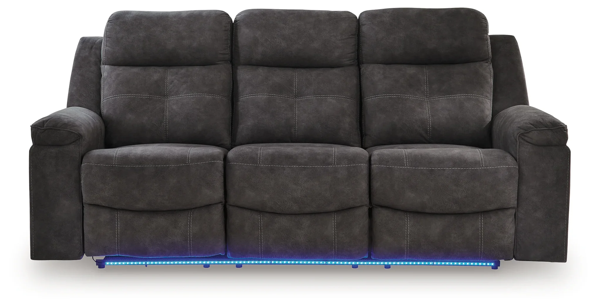Brysonview - 2 Pc. - Reclining Sofa, Reclining Loveseat With Console - Charcoal - Image 5