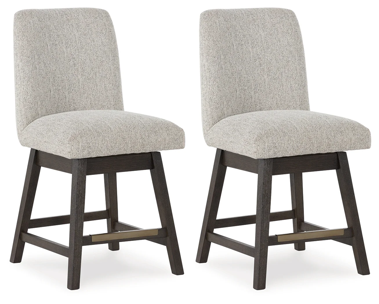 Burkhaus - Dark Brown - 7 Pc. - Rectangular Counter Table, 6 Barstools - Image 6