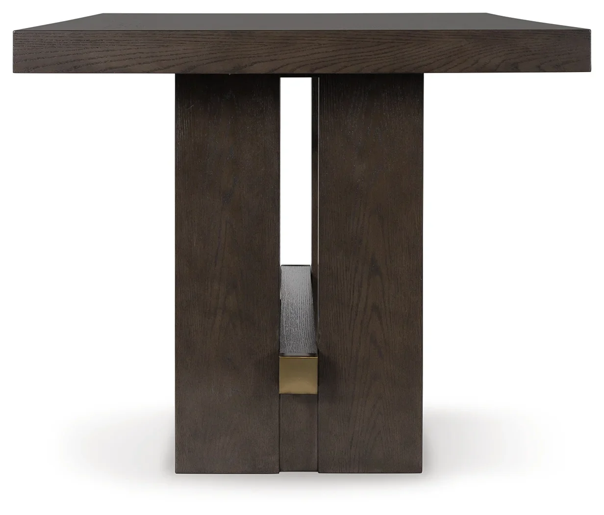 Burkhaus - Dark Brown - Rectangular Dining Room Counter Table - Image 4