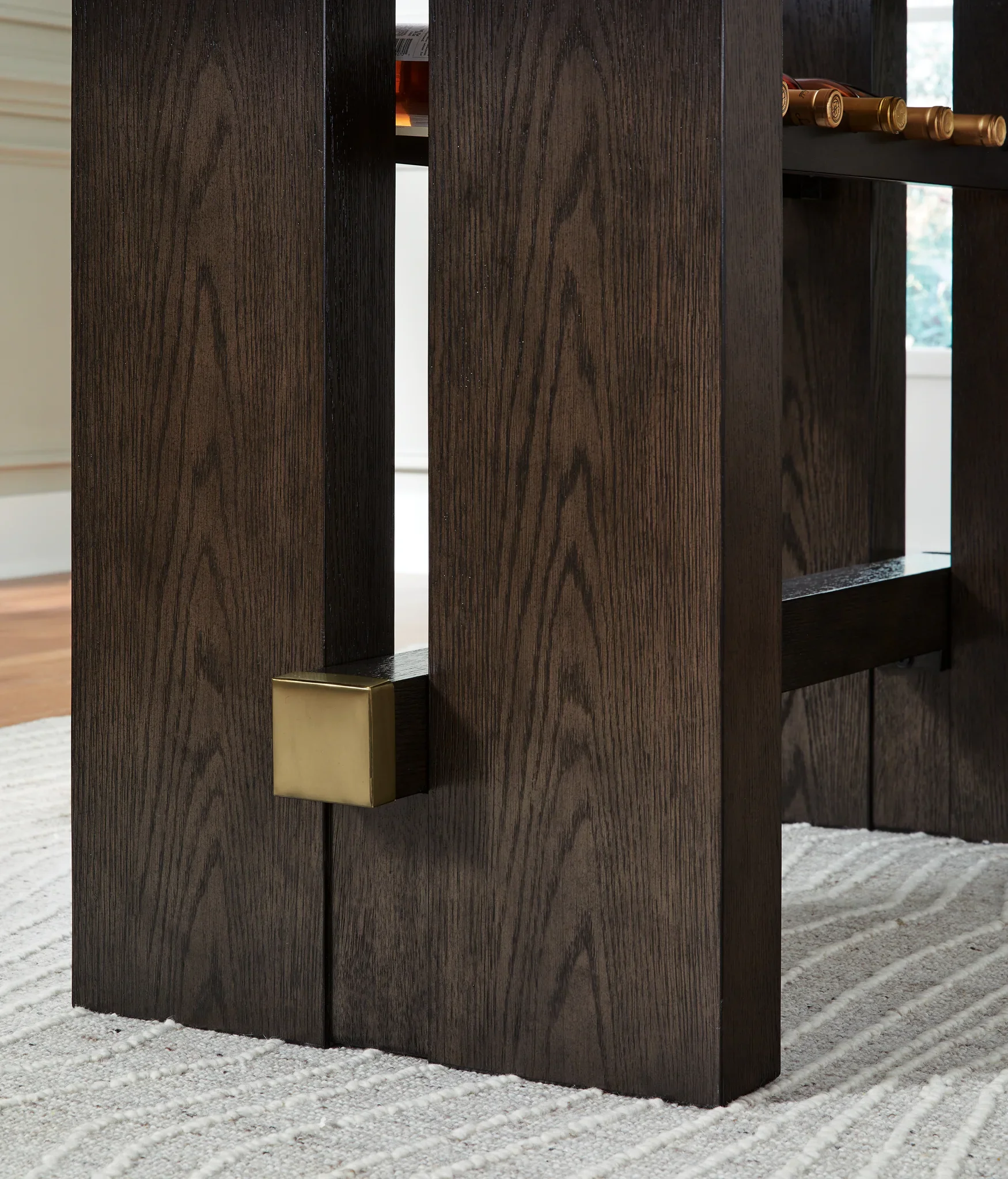 Burkhaus - Dark Brown - Rectangular Dining Room Counter Table - Image 5