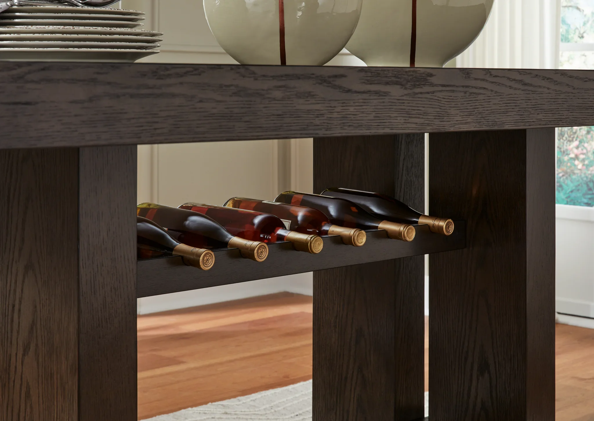 Burkhaus - Dark Brown - Rectangular Dining Room Counter Table - Image 6