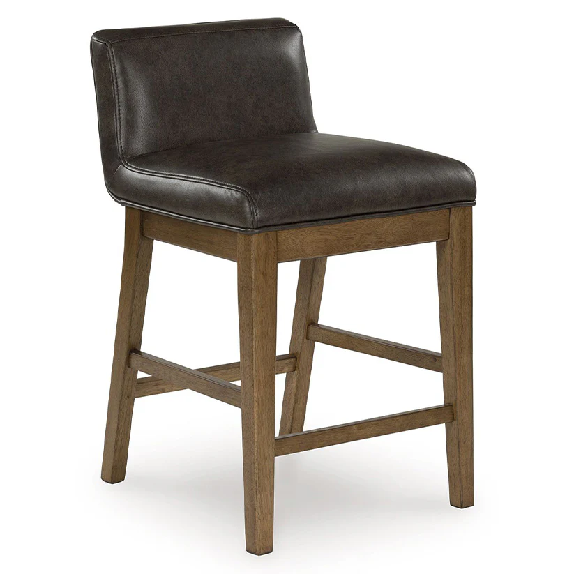 Cabalynn - Two-tone Brown - Upholstered Barstool (Set of 2)