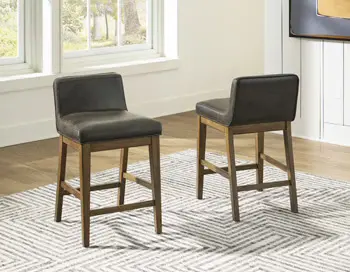 Cabalynn - Two-tone Brown - Upholstered Barstool (Set of 2) - Image 2