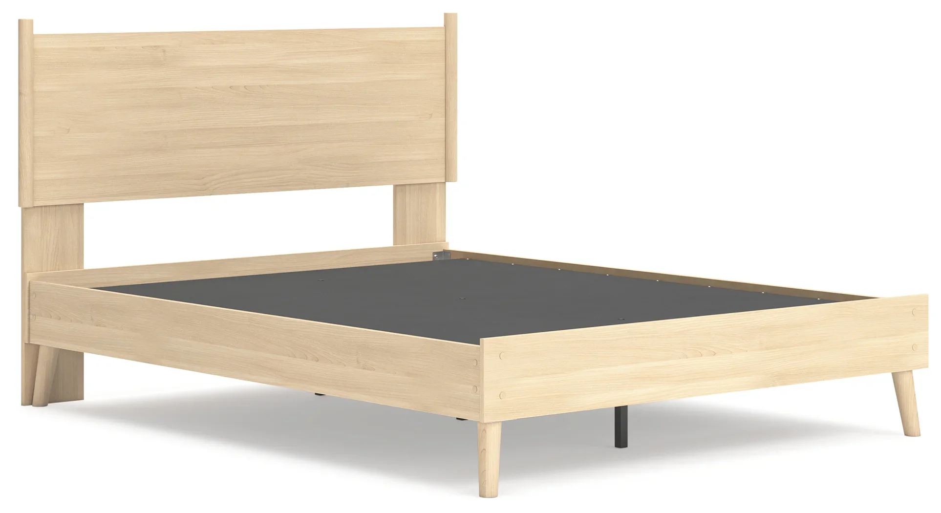 Cabinella - Tan - Queen Platform Panel Bed - Image 3
