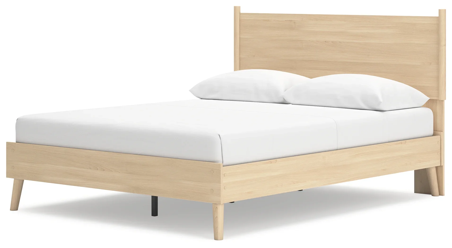 Cabinella - Tan - Queen Platform Panel Bed - Image 4