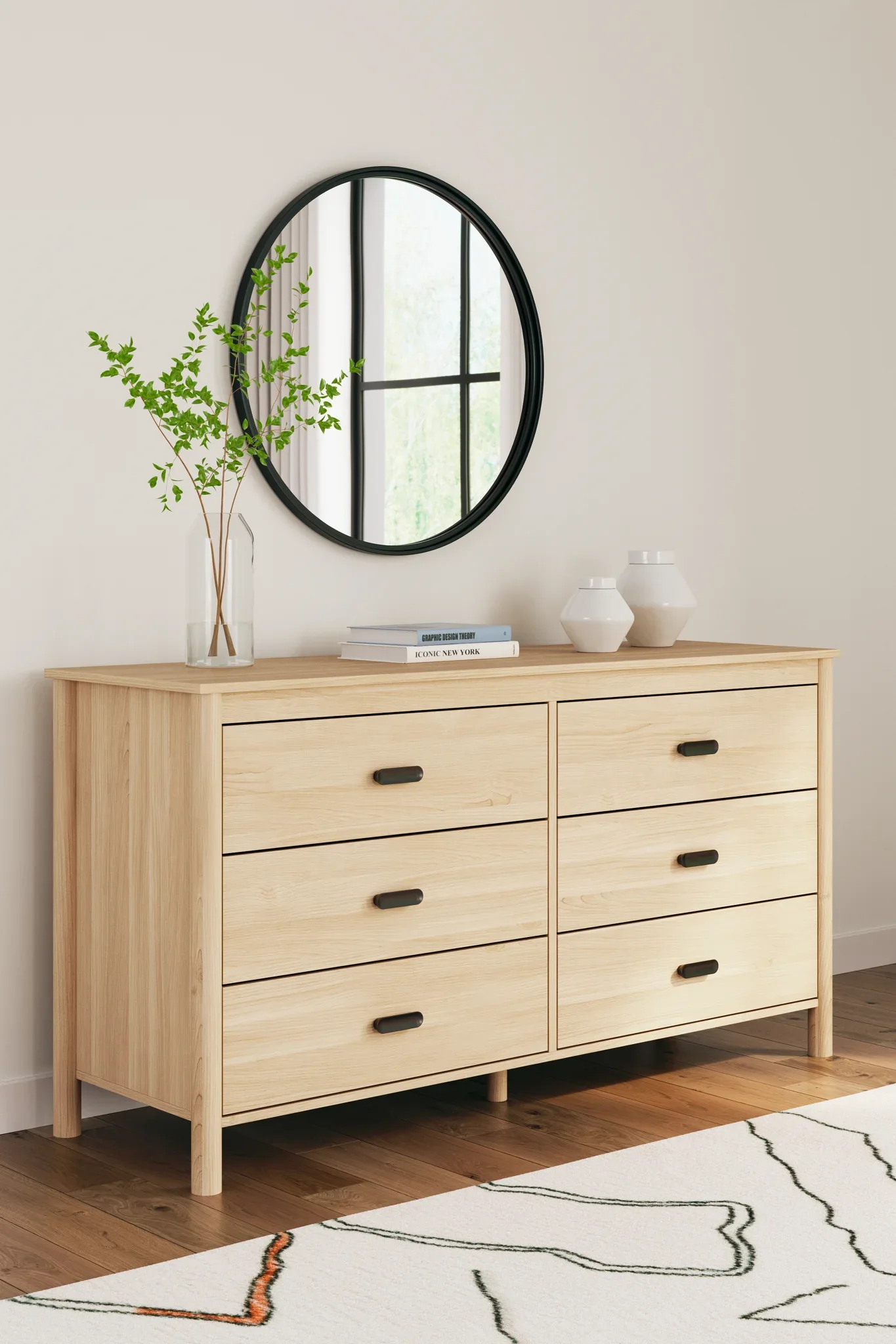 Cabinella - Tan - Six Drawer Dresser - Image 2