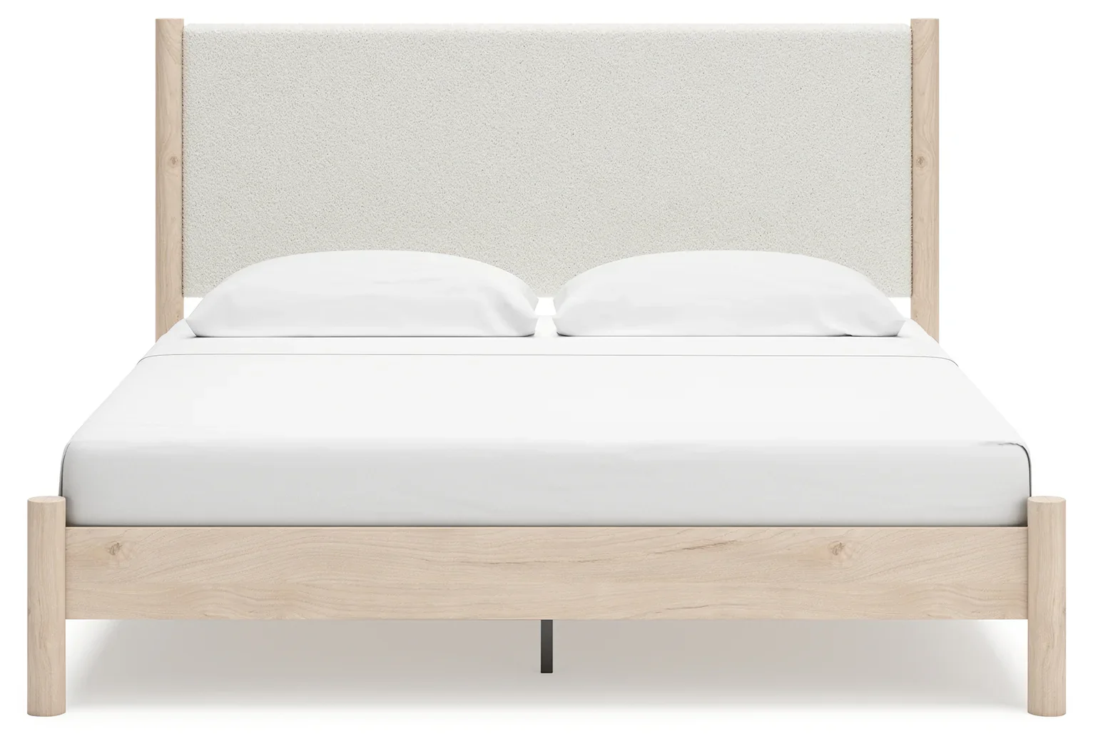 Cadmori - Two-tone - King Upholstered Panel Bed - Image 5