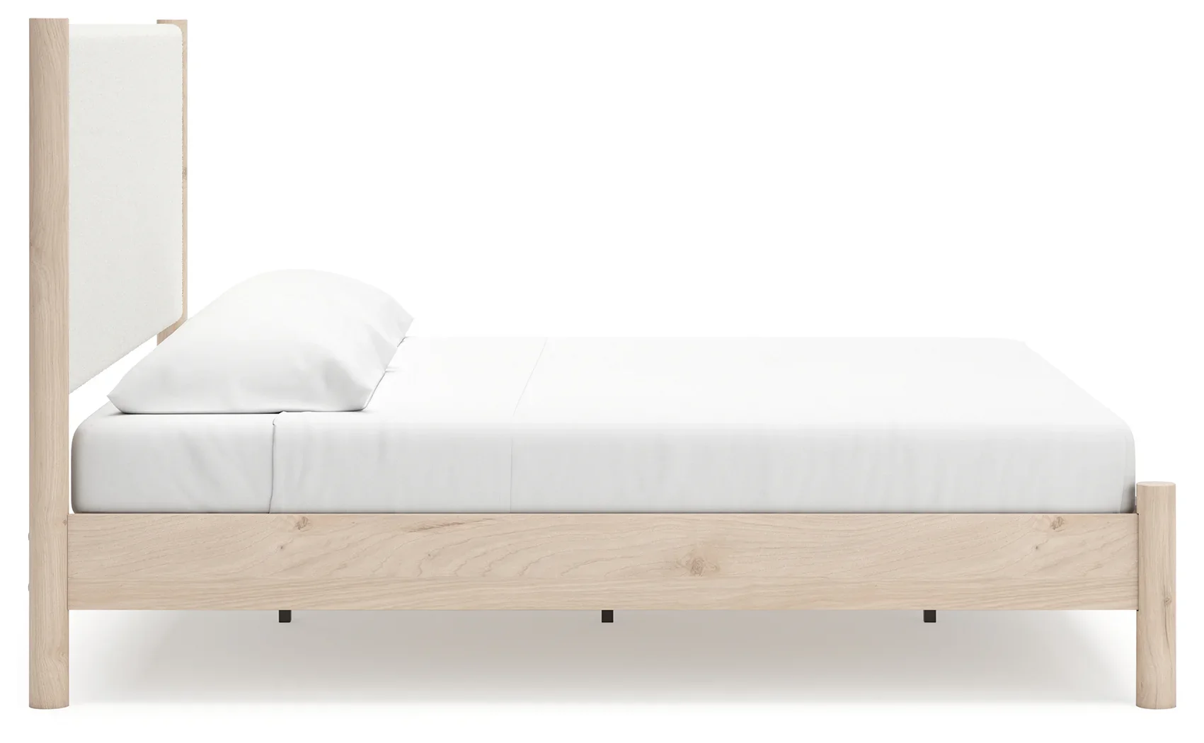 Cadmori - Two-tone - King Upholstered Panel Bed - Image 8