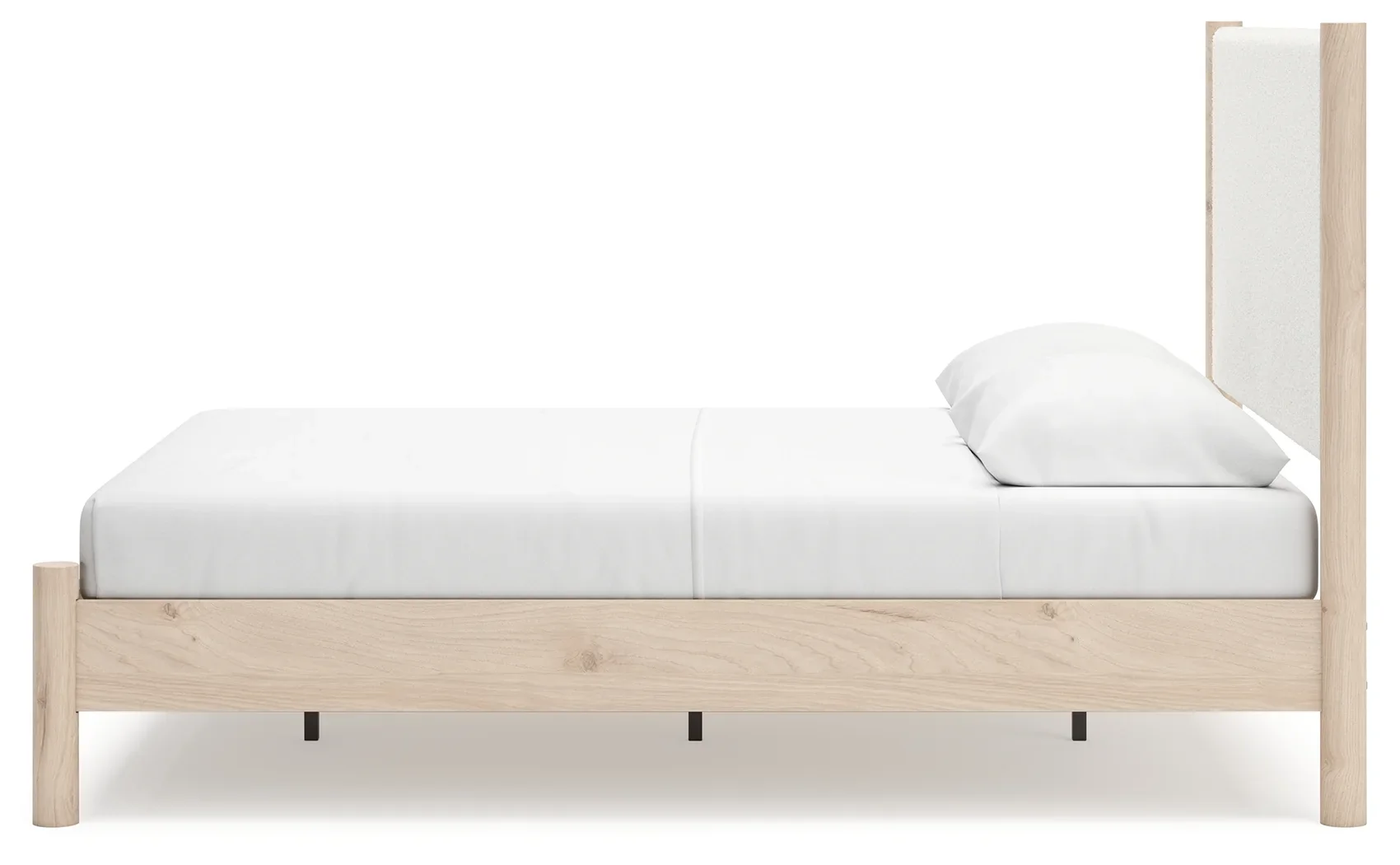 Cadmori - Two-tone - Queen Upholstered Panel Bed - Image 7