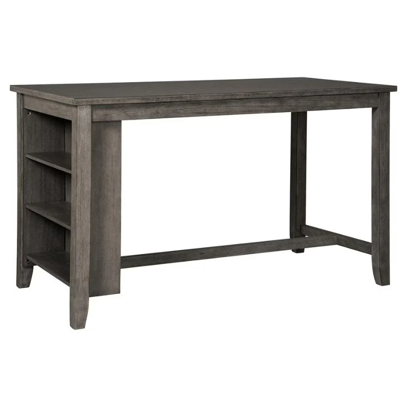 Caitbrook - Gray - Rect Dining Room Counter Table