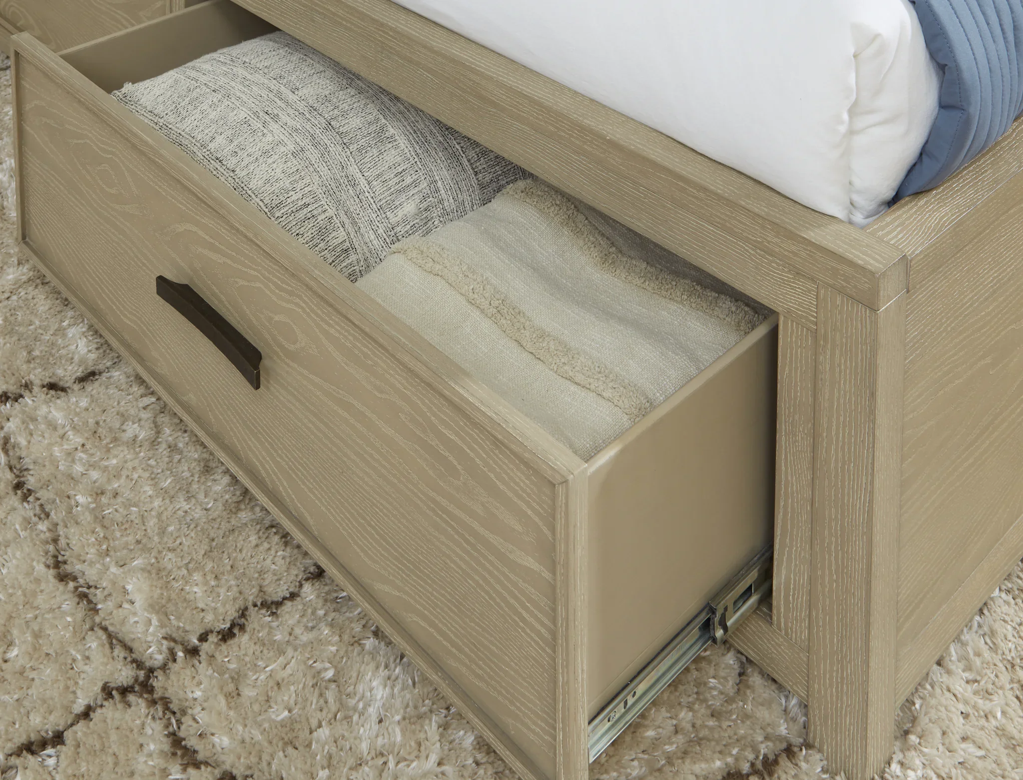 Calmoro - Queen Bookcase Bed - Gray - Image 5
