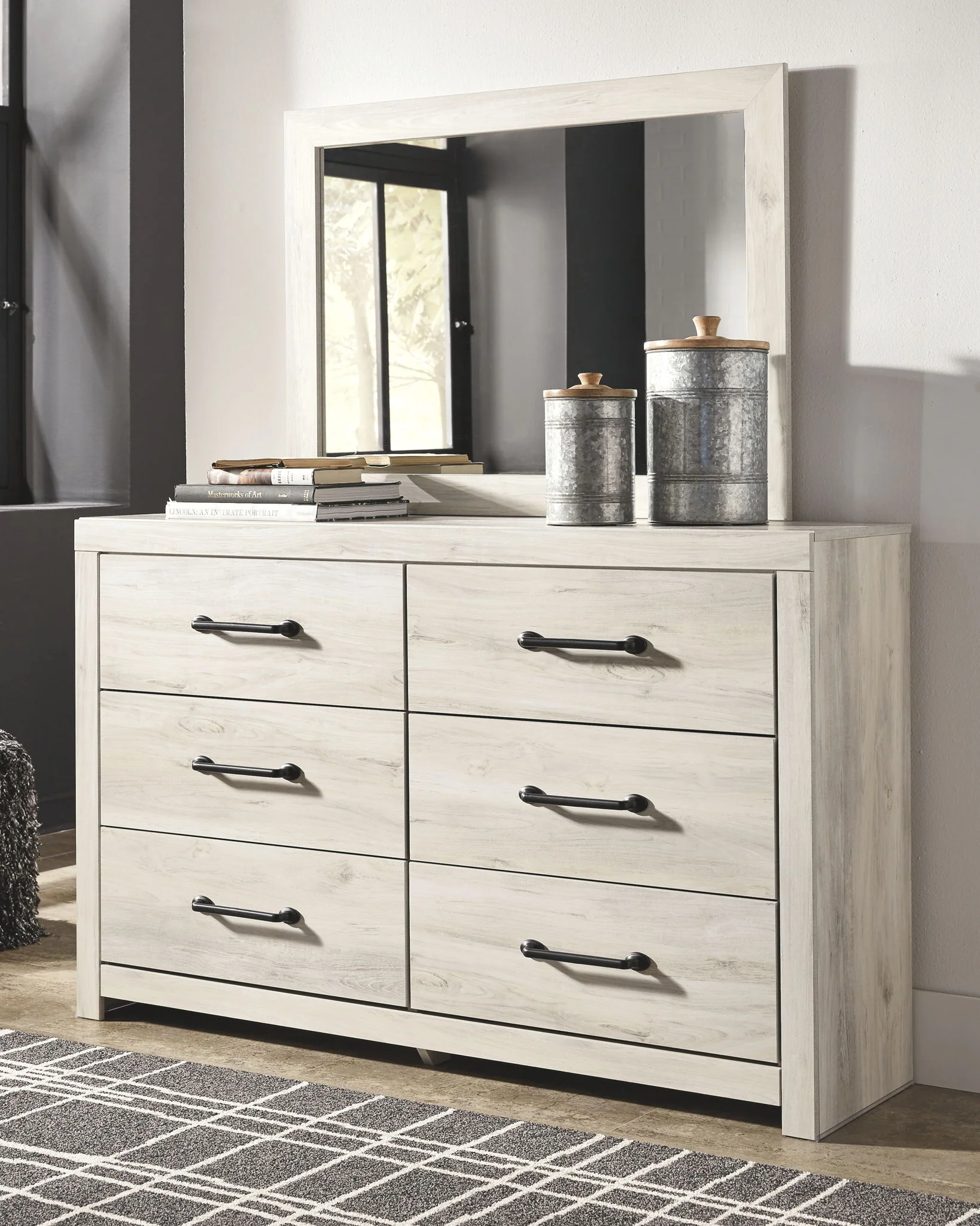 Cambeck - Whitewash - Six Drawer Dresser - Image 8