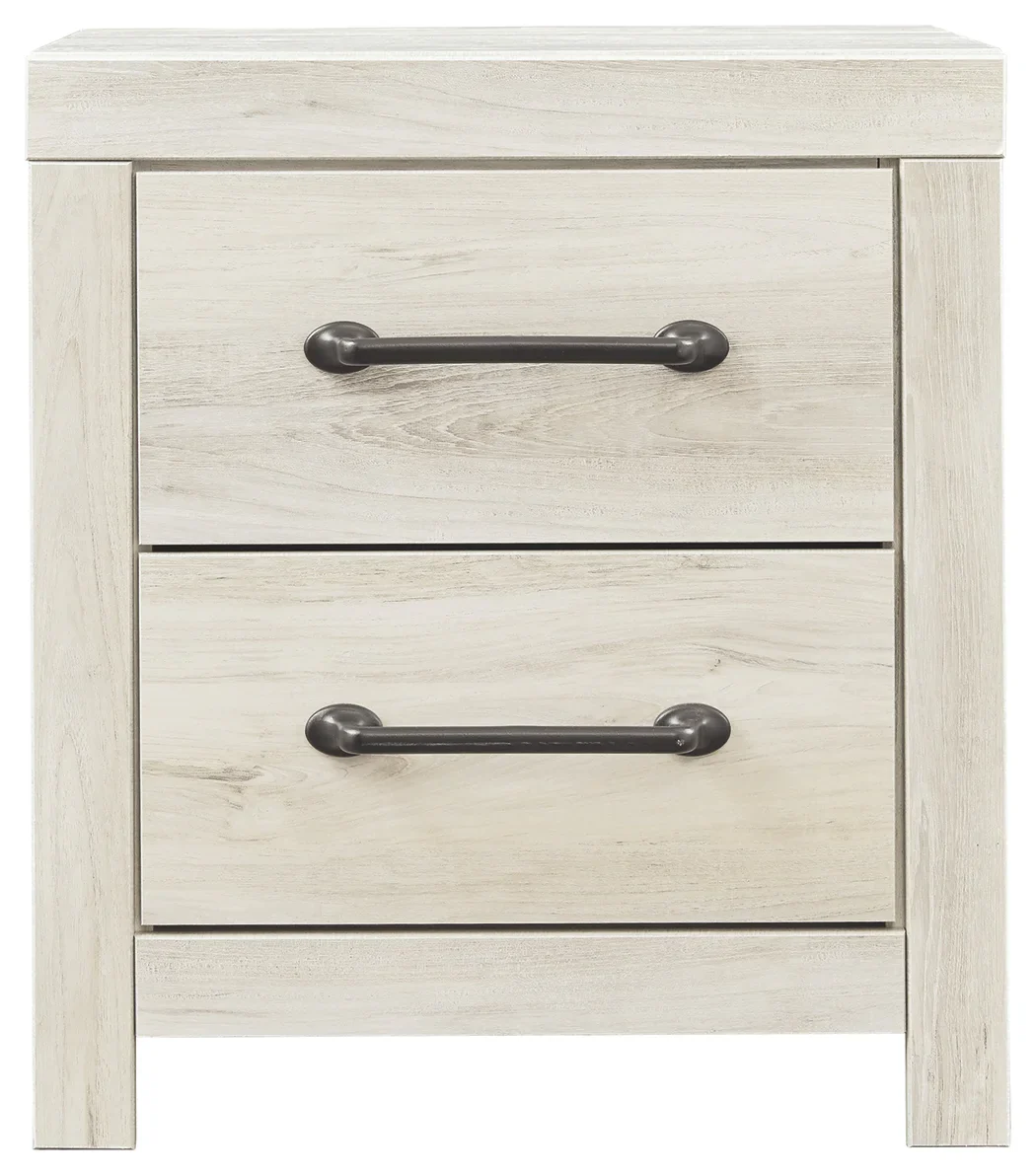 Cambeck - Whitewash - Two Drawer Night Stand - Image 2
